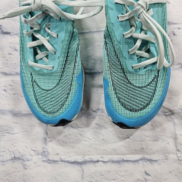Nike WOMENS SIZE 8.5 ZoomX Vaporfly Next 2 Aurora Green Running Shoes CU4123-300 - Picture 3 of 9